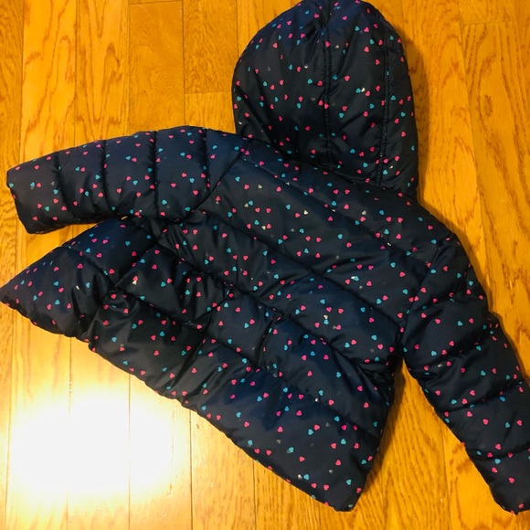 Baby girl Navy Wonder Nation coat in size 2t - Picture 2 of 3
